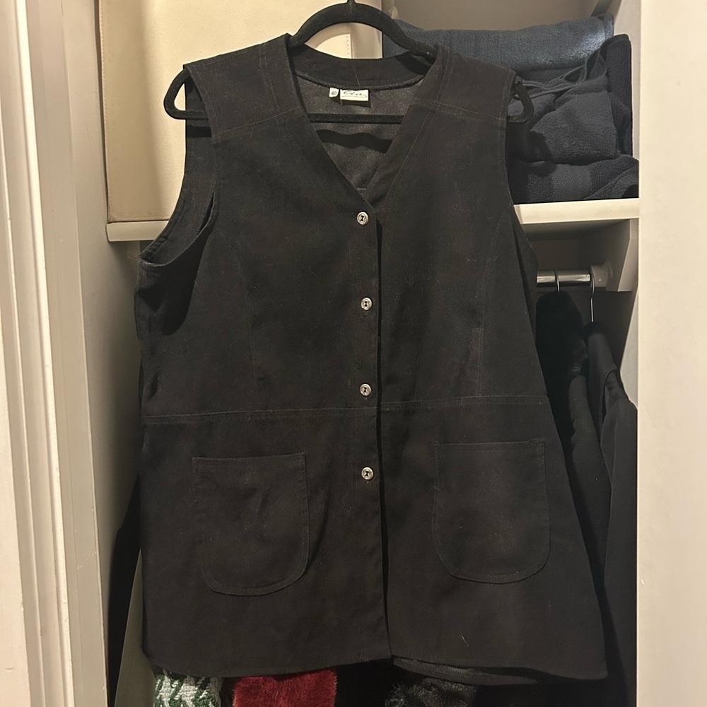 Vintage Suede Vest
